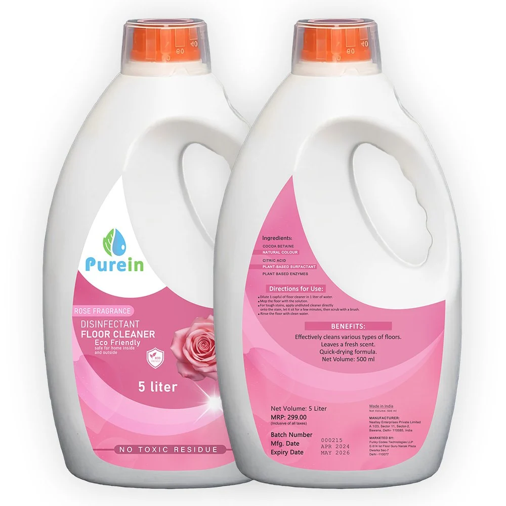 5 Liter Purein Disinfectant Floor Cleaner