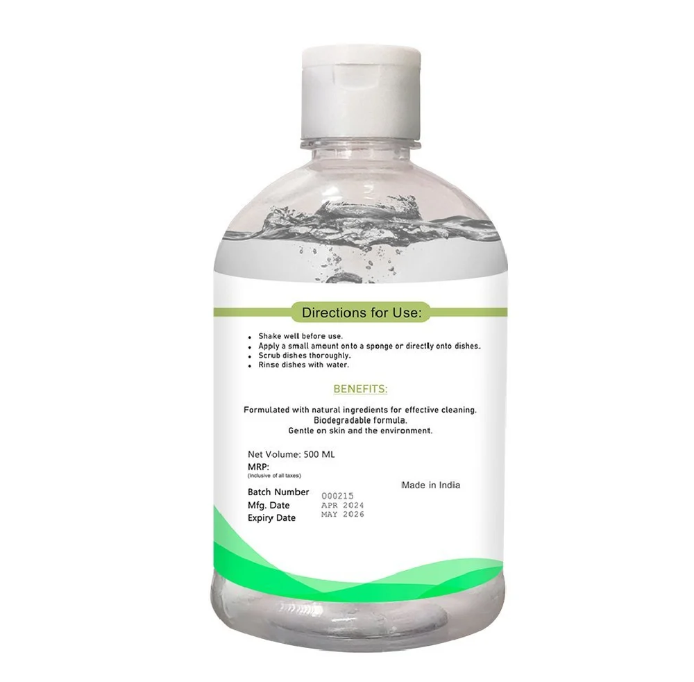 500ml Purein Natural Dish Washing Liquid